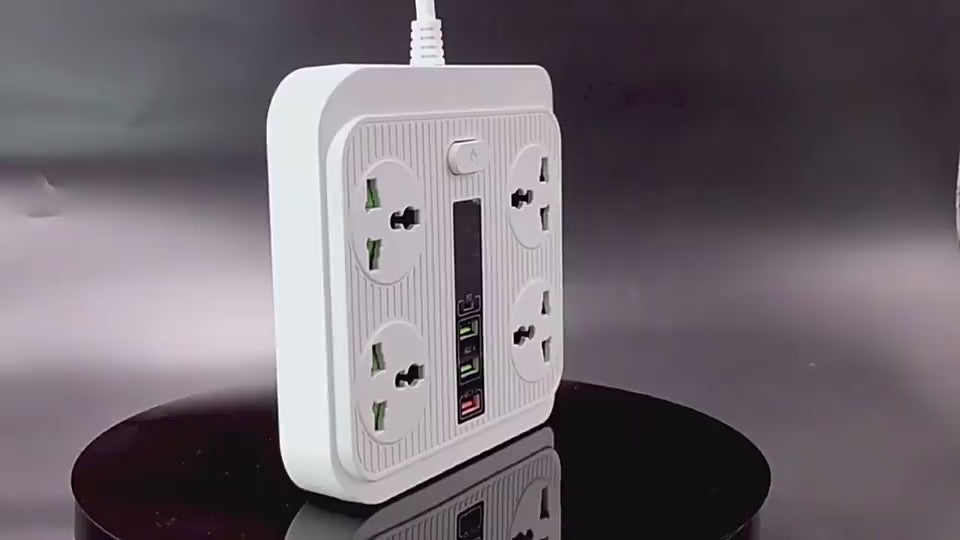 Smart Socket Power TypeC PD 40W QC3.0 Power Strip1